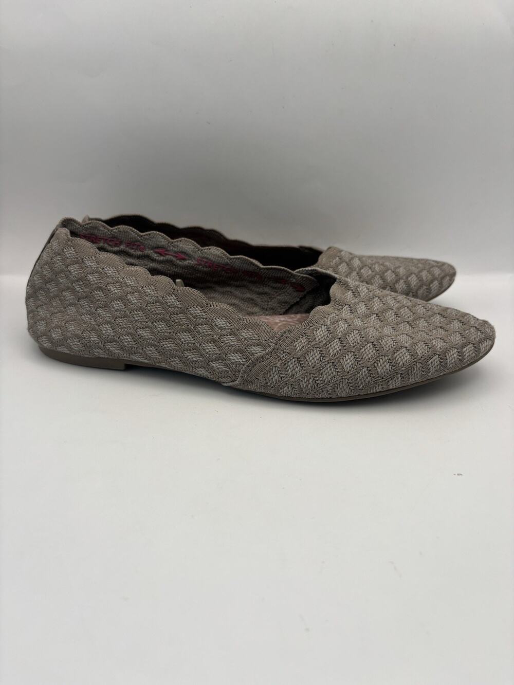Skechers Cleo Honeycomb Ballet Flats Women Size 10